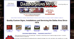 Desktop Screenshot of dallassignsmfg.com